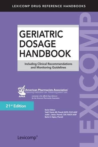 geriatric dosage handbook