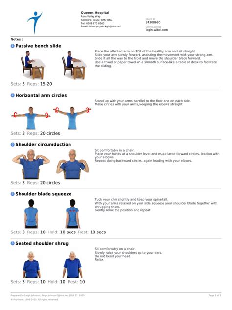 Geriatric Shoulder Exercises Pdf