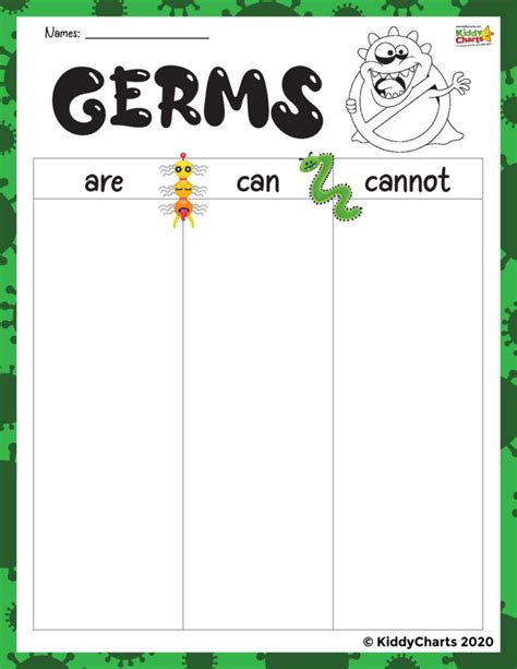Germ Worksheet All Kids Network Preschool Germs Worksheet - Preschool Germs Worksheet