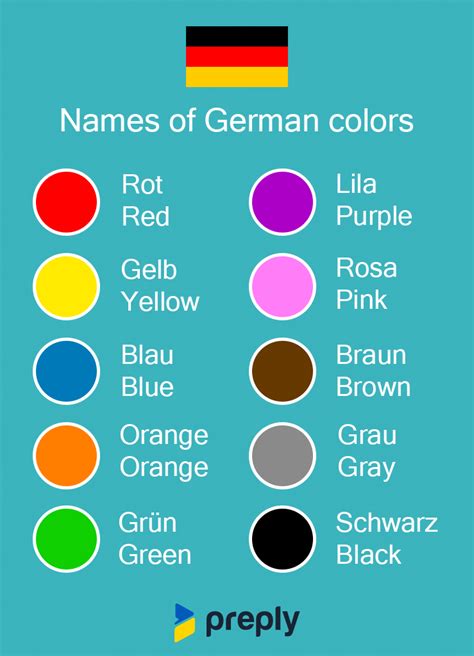 german colors
