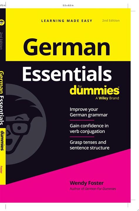 german essentials for dummies for dummies series