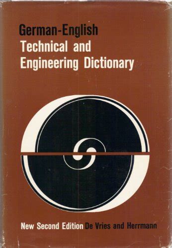 Full Download German English Technical And Engineering Dictionary 