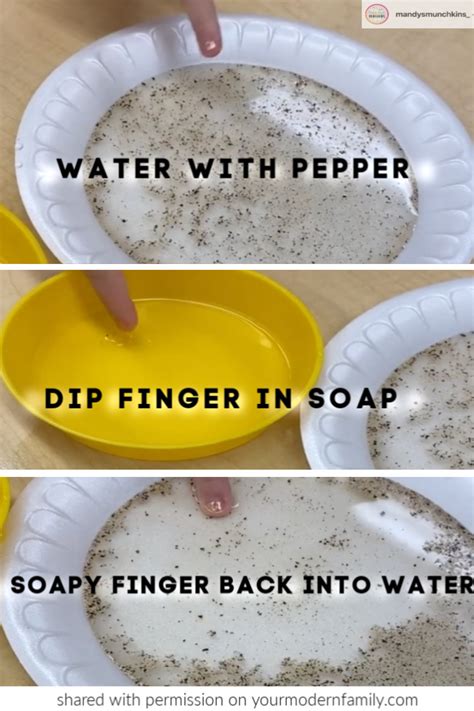 Germs Experiment With Pepper And Soap Cbeebies Bbc Hand Washing Science Experiment - Hand Washing Science Experiment