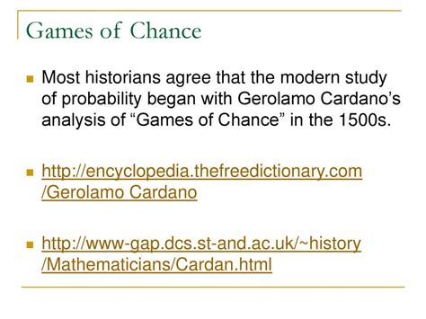 gerolamo cardano contributions math games