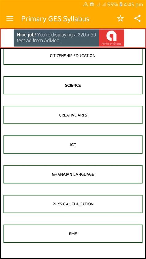 ges syllabus for primary six mathematics