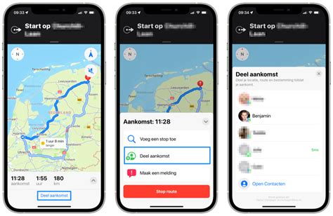 geschatte aankomsttijd