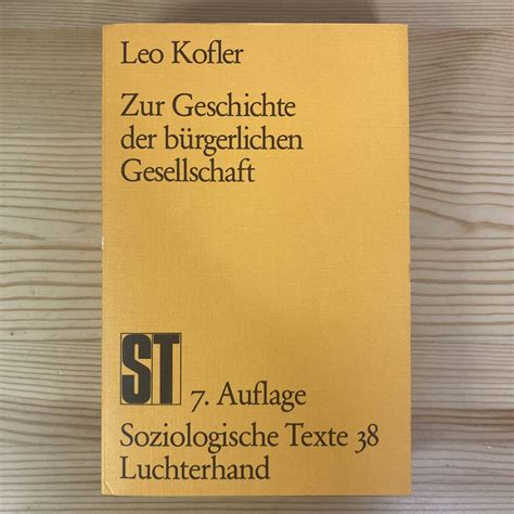 geschichte der burgerlichen gesellschaft edition