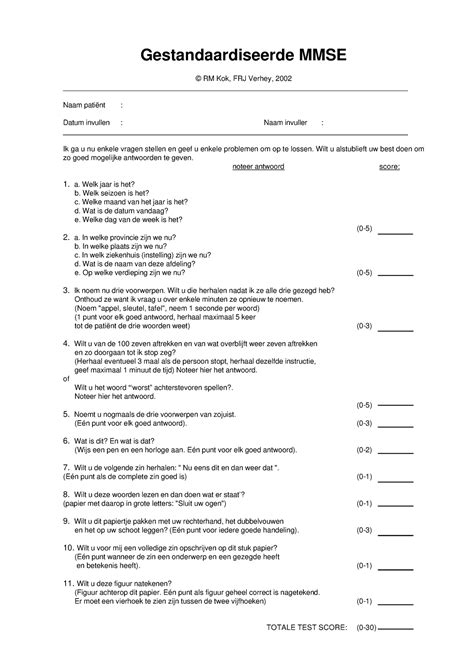 gestandaardiseerde beoordeling