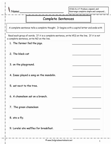 Get 30 Instantly Complex Sentence Worksheets 3rd Grade Sentences Worksheets First Grade - Sentences Worksheets First Grade