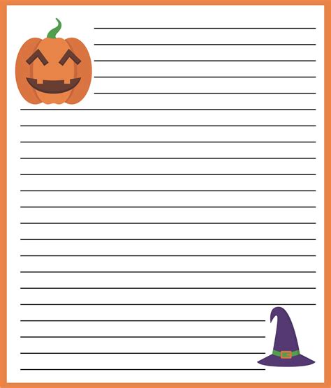 Get Free Halloween Writing Paper 20 Spooky Writing Halloween Writing Paper Printable - Halloween Writing Paper Printable