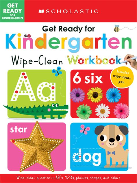 Get Ready For Kindergarten Wipe Clean Workbook Scholastic Getting Ready For Kindergarten Workbooks - Getting Ready For Kindergarten Workbooks