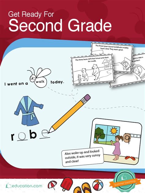 Get Ready For Second Grade Workbook Education Com Getting Ready For 2nd Grade - Getting Ready For 2nd Grade