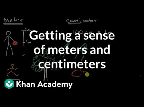 Getting A Sense Of Meters And Centimeters Khan Centimeters And Meters 2nd Grade - Centimeters And Meters 2nd Grade