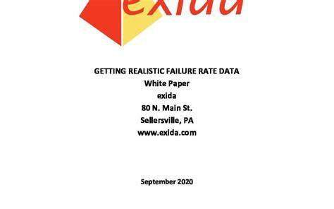 getting failure rate data exida