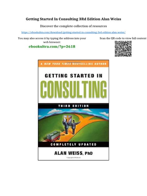 Getting Started In Consulting Alan Weiss