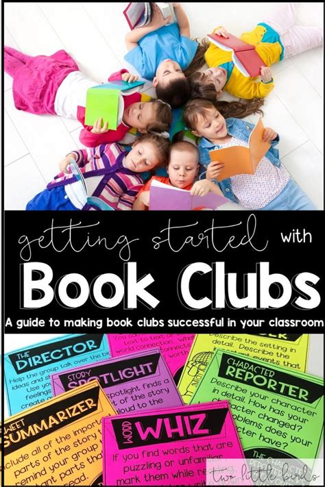 Getting Started With Book Clubs Two Little Birds 4th Grade Book Club Ideas - 4th Grade Book Club Ideas