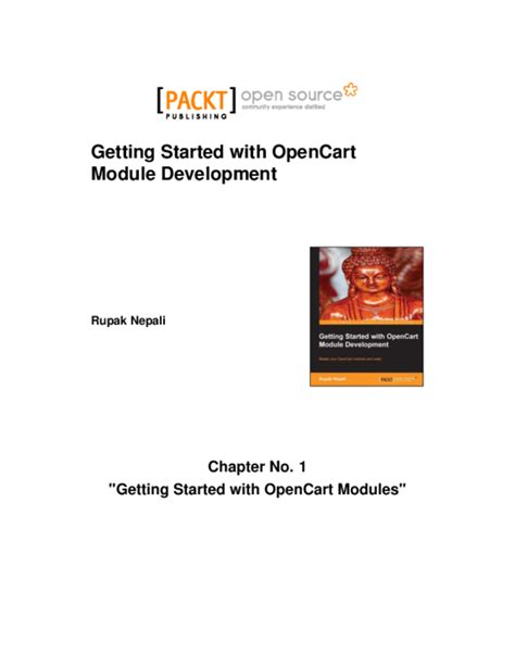 Getting Started With Opencart Module Development