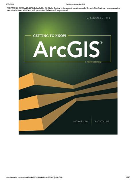 Getting To Know Arcgis 4th Edition