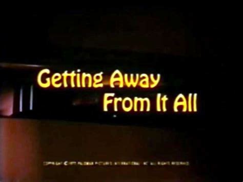 getting away from it all