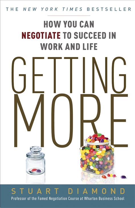 Download Getting More How You Can Negotiate To Succeed In Work And Life 