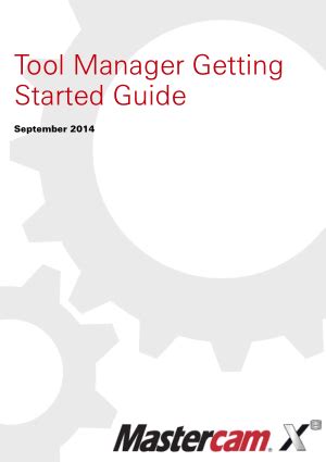 Read Online Getting Started Guide Mastercam 