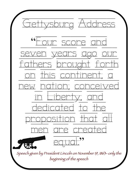 Gettysburg Address Modern Translation Flawlesswalrus Worksheet Gettysburg Address 5th Grade - Worksheet Gettysburg Address 5th Grade