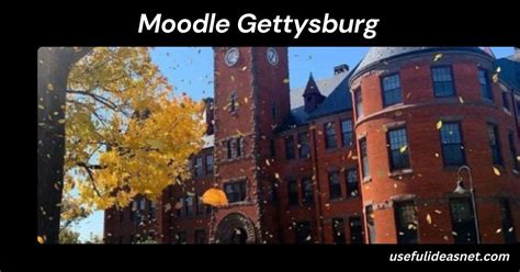 Gettysburg Moodle