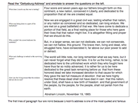 Full Download Gettysburg Address Literary Analysis Skillbuilder Answers 