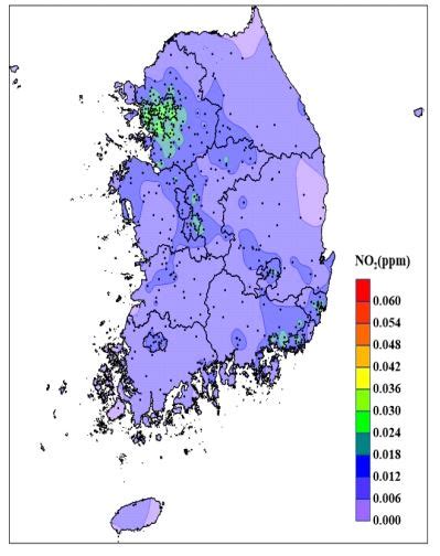 geumjeong gu - 대기 오염 지도