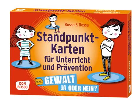 gewalt ja oder nein standpunkt karten fur unterri