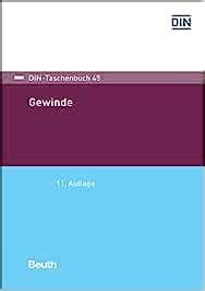 gewinde din taschenbuch