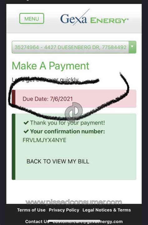Gexa Energy Bill Pay