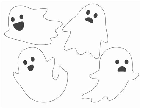 Ghost Craft Printable Free Cut And Paste Activities Halloween Cut And Paste Craft - Halloween Cut And Paste Craft