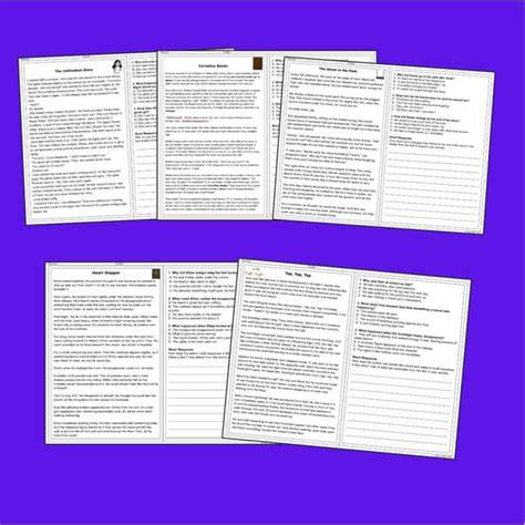 ghost stories comprehension