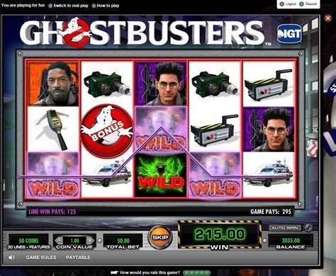 ghostbusters slot machine free play aqpb france