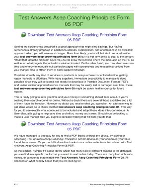 Ghsa Principles For Coaching Exam Answers