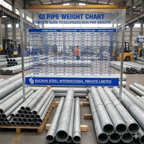 Gi Pipe Weight Chart