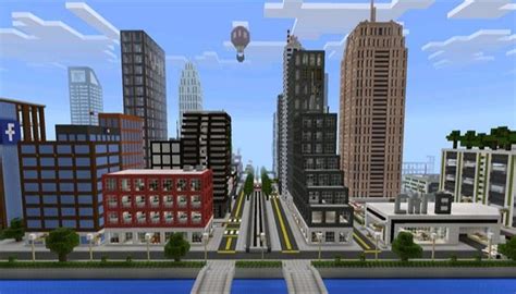 giant city map minecraft pe
