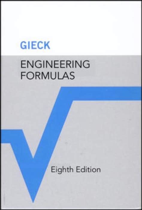 gieck and engineering formulas