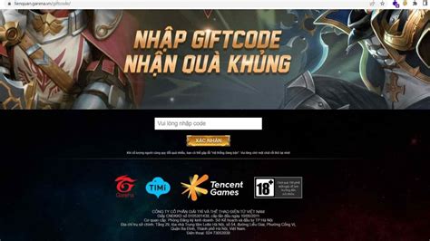 gift code liên quân | Code Lin Qun mi nht 092025 Skin