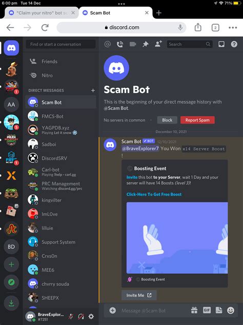 BEWARE OF THIS NEW ROBLOX SCAM! FAKE DISCORD BOTS! 