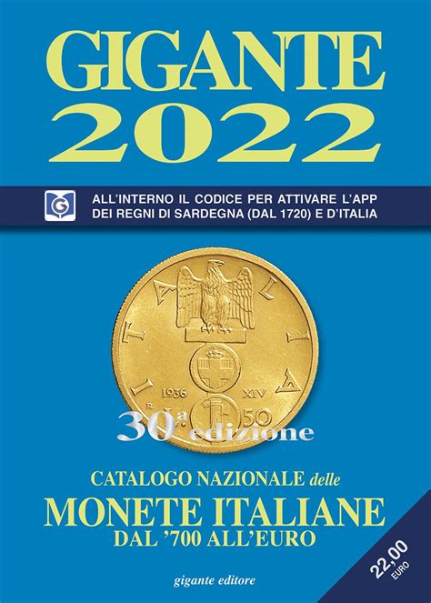 Read Online Gigante 2018 Catalogo Nazionale Delle Monete Italiane Dal 700 Alleuro 