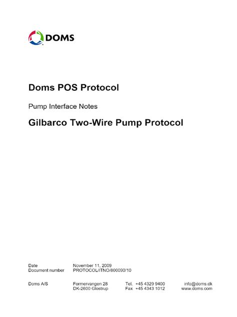 Gilbarco Pump Protocol 
