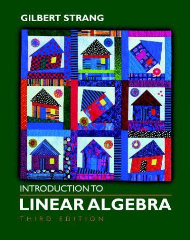 Read Gilbert Strang Introduction To Linear Algebra 3Rd Edition File Type Pdf 
