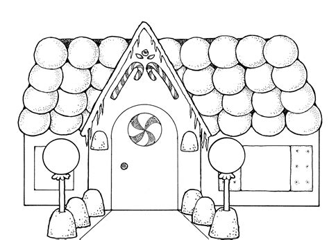Gingerbread House Color Sheets Free Printable Coloring Pages Gingerbread House Color Sheet - Gingerbread House Color Sheet