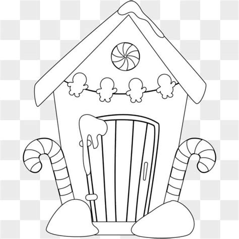 Gingerbread House To Color   Creative Holiday Fun With Gingerbread House Coloring Pages - Gingerbread House To Color