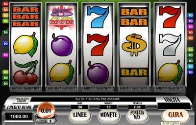 giochi gratis slot machine 5 rulli da bar