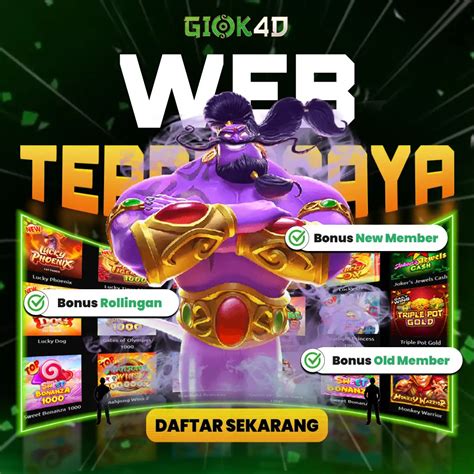 RTP GIOK4D MAXWIN Live: Info Bocoran RTP Slot Online Gacor