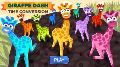 Giraffe Dash Time Math Playground Math Clock Digital - Math Clock Digital