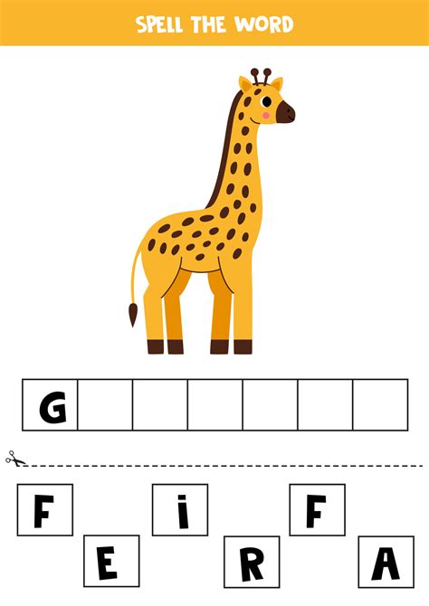 Giraffe Ki Spelling